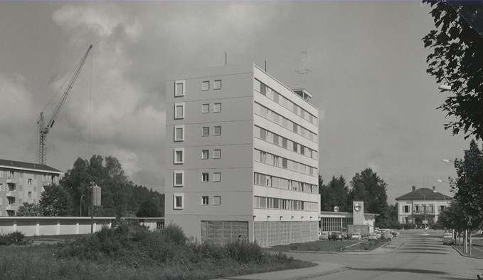 Die Christoph-Schnyder-Strasse in Sursee im Jahr 1965. (Foto Stadtarchiv Sursee/Korporation Sursee)